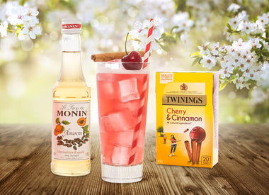 Cherry Cinnamon Amaretto Iced Tea